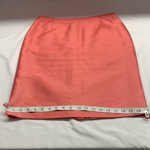 Wool and Silk Blend Skirt Fully Lined Size 8 Colour Peach - Picture 10 of 11